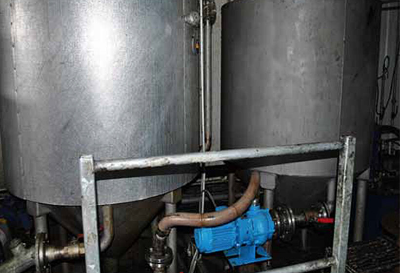 Industrial pumps in the food industry: pumping product slurry Feeding & transferring product slurry