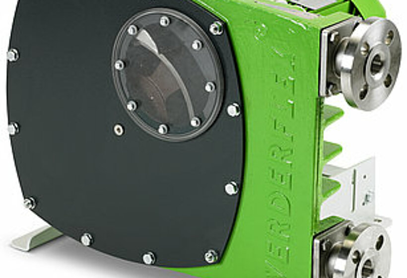 Verderflex peristaltic pump Transferring of Copper Slurry